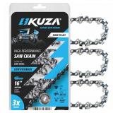 16" PREMIUM CHAINSAW CHAIN, 3/8" LP PITCH, .050" G