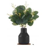 ARTIFICIAL EUCALYPTUS GREENERY STEMS IN CERAMIC VA