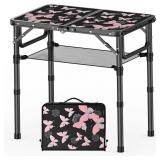 YIHUIKO SMALL CAMPING TABLE, VINTAGE FRENCH BUTTER