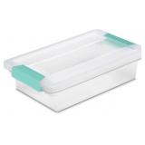 STERILITE SMALL CLIP BOX, STACKABLE SMALL STORAGE