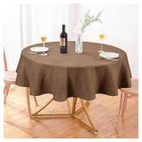 AUSSPVOCT TEXTURED 60 INCH ROUND TABLECLOTH UP TO