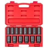 $132 TEKTON 1/2 INCH DRIVE IMPACT SOCKET SET, 14-P