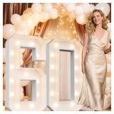 LEDIDO EASY-ASSEMBLE 4FT WARM WHITE MARQUEE LIGHT