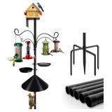 BIRD FEEDER POLE - 92 INCH HEAVY DUTY BIRDHOUSE ST