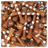MAZEL NATURAL WOOD/BAMBOO GOLF TEES 2 3/4 INCH & 3