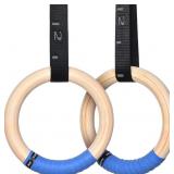 PACEARTH GYMNASTICS RINGS WOODEN OLYMPIC RINGS 150