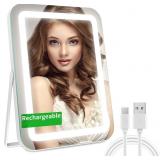 HALUMAO 14.5" RECHARGEABLE VANITY MIRROR WITH LIGH