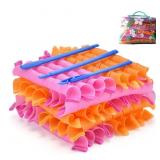 40PCS HEATLESS SPIRAL HAIR CURLERS FOR LONG HAIR -