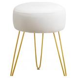 PINK LUE BONA VANITY STOOL, WHITE VANITY STOOLS FO