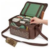 SEED STORAGE ORGANIZER TOTE BAG - FLEXIBLE CANVAS