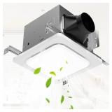 $130 BATHROOM EXHAUST FAN WITH LIGHT, 150 CFM BATH