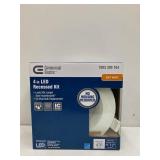 1 LOT OF 2-COMMERCIAL ELECTRIC 4 IN. LED RECESSED