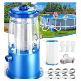 KIMFILTER TRANSPARENT 1000 GPH ABOVE GROUND POOL F