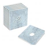 6 PACK SQUARE BEARING PLATE WASHERS FOR 3/4" BOLT,