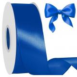 1 LOT OF 2-BLUE CHRISTMAS SATIN RIBBON ï¿½ 60 YARDS