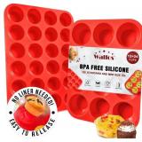 WALFOS SILICONE MUFFIN PAN SET - REGULAR 12 CUPS S