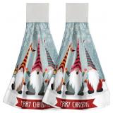 GIWAWA XMAS GNOME KITCHEN HANGING TOWEL SET OF 2 M
