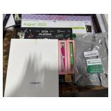 1 LOT ASSORTED OFFICE & PLANNING SUPPLIES
