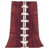 FOOTBALL FLEECE THROW BLANKET SOFT FLANNEL PLUSH L