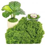 1 LOT OF 4-FAKE GREEN MOSS FOR PLANTS INDOOR, 5.3O