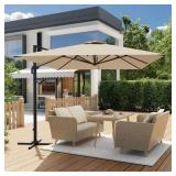 $211 13 FT. X 10 FT. MARKET PATIO UMBRELLA STEEL F