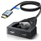 NEWCARE 4K HDMI SPLITTER 1 IN 2 OUT WITH BUILT-IN