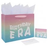 1 LOT OF 3-WISHINSIDE 13" LARGE RAINBOW HAPPY BIRT