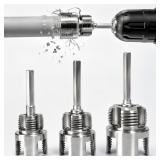 3 PCS PIPE THREAD CUTTING TOOL & PVC PIPE THREADER