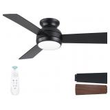42 INCH LOW PROFILE CEILING FAN WITH LIGHT QUIET F