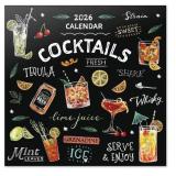 COCKTAILS WALL CALENDAR 2026 12" X 12" FSCï¿½ PLASTI