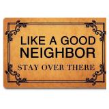 1 LOT OF 2-ZSL FUNNY SARCASTIC WELCOME MAT FOR FRO