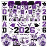 1 LOT OF 2-2026 GRADUATION DECORATIONS - GRADUATIO