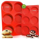 WALFOS SILICONE MUFFIN TOP PAN SET, NON-STICK WHOO