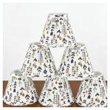 CHANDELIER SHADES SET OF 6,MINI LAMP SHADE 3" TOP