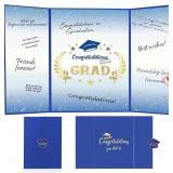 1 LOT OF 2-GRADUATION DECORATIONS 2027, BLUE GOLD