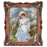 VINTAGE 4X6 PICTURE FRAMES BROWN PHOTO FRAME GOLDE