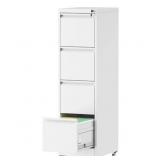 $298 FILE CABINET WITH LOCK, 4 DRAWERS FILING CABI