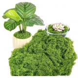 1 LOT OF 3-FAKE GREEN MOSS FOR PLANTS INDOOR, 5.3O