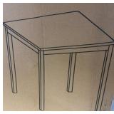 BLACK COUNTER HEIGHT TABLE