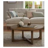 $319 MURIEL 42 DIA IN. LIGHT BROWN FINISH ROUND WO