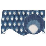 BLUE CURTAIN VALANCE KITCHEN CURTAIN, BEDROOM WIND