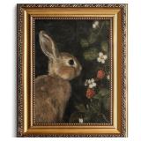 1 LOT OF 2-9X12INCH VODEFOAD VINTAGE RABBIT GOLD F
