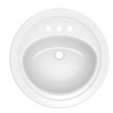 $108 PROFLO GETCHELL 19" CIRCULAR ENAMELED STEEL D