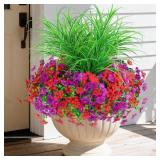 INQCMY ARTIFICIAL FLOWERS FOR OUTDOORS UV RESISTAN