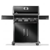 $949 ROGUE 525 PROPANE GAS GRILL, BLACK, 4 BURNER,