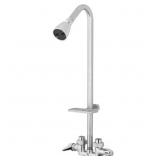 HOMEWERKS 2-HANDLE CHROME WALL MOUNT TUB FAUCET