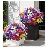 20 BUNDLES FAUX MORNING GLORY ARTIFICIAL FLOWERS F