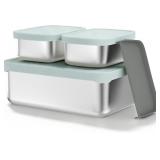 STAINLESS STEEL BENTO BOX, 33OZ LEAK-PROOF METAL L