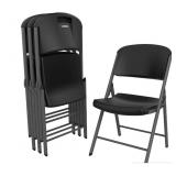 $187 LIFETIME 4-PACK CLASSIC FOLDING CHAIR