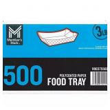 MEMBERS MARK HEAVY DUTY PAPER FOOD TRAYS, 3LBS., 5